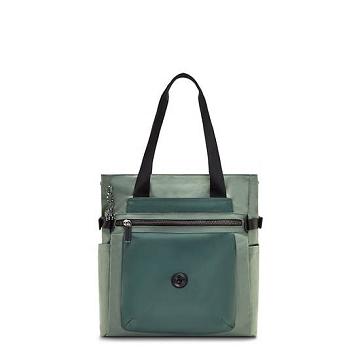 Kipling Faiza 15" Tote Bag Laptop Çantası Yeşil | TR 1919EB